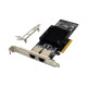 MicroConnect Network Card PCIe x8 X550-T2 