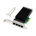 MicroConnect Network Card PCIe x4 I226-T4 