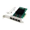 MicroConnect Network Card PCIe x4 I350-T4 