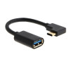 MicroConnect Type C angled male to USB3.0 