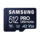 SAMSUNG SD MICROSD CARD 512GB SDXC PRO ULTI.(CLASS10) ADAP RETAIL (MB-MY512SA/WW)