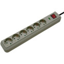 Brennenstuhl Surge Protector Grey 6 Ac 