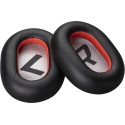 HP Voyager 8200 Black Leatherette Ear Cushions (2 Pieces) (215694-01 / 85Q42AA)