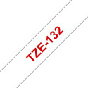 Brother Tape Red on Clear 12mm (TZE132)