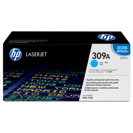 HPINC 309A COLOUR LASERJET ORIGINAL CARTOUCHE DE TONER CYAN (Q2671A)