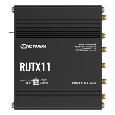 Teltonika Networks RUTX11 (EU) 4G LTE CAT6 ROUTER 