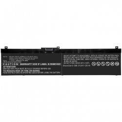 CoreParts Laptop Battery for Dell 69.30Wh Li-Pol 11.55V 6000mAh Black