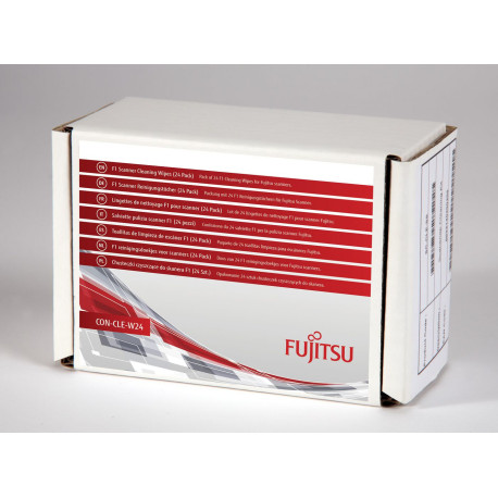  Fujitsu Accessoires CON-CLE-W24 Lingettes de nettoyage F1 pour les scanners Fujitsu