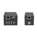 Vivolink Kit d'extension USB 2.0 50m (4 ports)