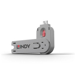 Lindy USB Port Blocker PINK -Key (40620)