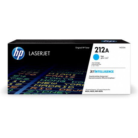 HP 212A Cyan Original LaserJet Toner Cartridge (W2121A)