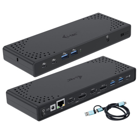 I-TEC USB-A/-C TB DUAL DOCK DUAL (CADUA4KDOCKPDL2)