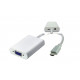 MicroConnect Adapter HDMI - VGA M/F, White (HDMVGA2)