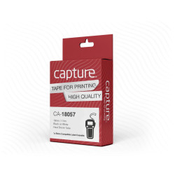 Capture 19mm x 1.5m Black on White (W128117187)