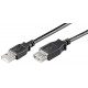 MicroConnect USB2.0 Extension A-A 0,3m M-F (USBAAF03B)