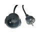 MicroConnect Power Extension Cord EU to 