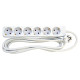 Mercodan Schuko power strip with 6 