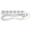 Mercodan Schuko power strip with 6 