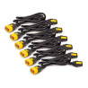 APC POWER CORD KIT (6 EA) LOCKING (AP8702S-WW)