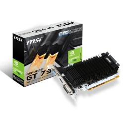 MSI CARTE GRAPHIQUE NVIDIA GEFORCE GT710 2GD3H 2GO LP (LOW PROFILE PASSIVE) (GT 710 2GD3H LP)