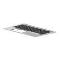 HP Top Cover W/Keyboard CP+PS BL 