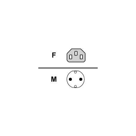 FUJITSU CABLE SECTEUR (F). 1.8M. GRIS (T26139-Y1740-L10)