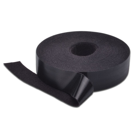 MicroConnect Velcro Tape, 10m, Black (CABLETAPE)