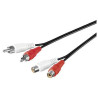 MicroConnect Stereo Ext. Cable, 10 meter (AUDCH10)