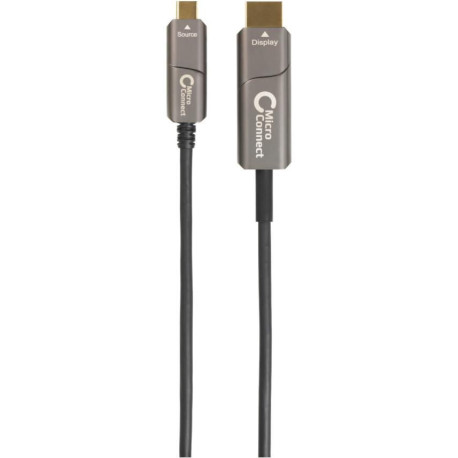 MicroConnect USB-C HDMI fiber cable 15m (USB3.1CHDMI15OP)