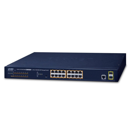 Planet IPv6/IPv4, 16-Port Managed (GS-4210-16P2S)