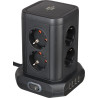 Brennenstuhl 2 m, 8-fold in 45° arrangement, 4x USB