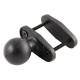 RAM Mounts BALL D-SIZE 2.25, FLAT 2.5 (RAM-D-247U-25)