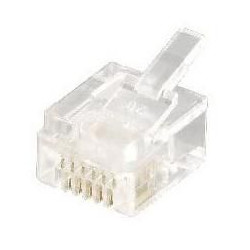 Equip Telephone Plug, 6P6C 