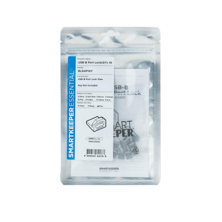 SmartKeeper Port Blocker Usb Type-B Grey 
