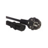 CORDON ALIMENTATION CONNECTEUR SCHUKO 0,75mm3 LONGUEUR 1.2m