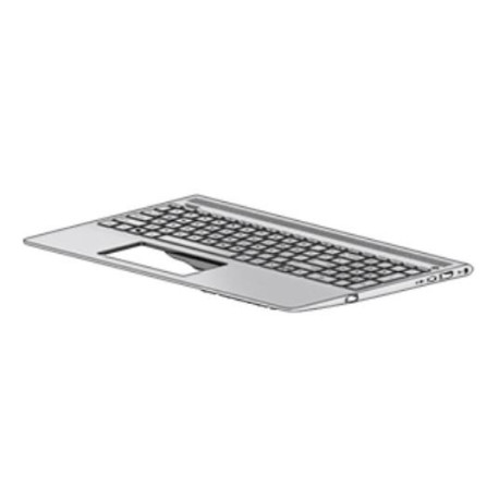 HP Top Cover Mns W Kb Bl Nsv Bel (L01924-A41)
