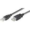 MicroConnect USB2.0 Extension A-A 1,8m M-F (USBAAF2B)