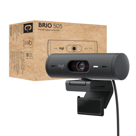 Logitech Brio 505 webcam 4 MP 1920 x 1080 pixels USB Black