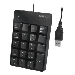 LogiLink Numeric Keypad Notebook Black 