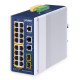 Planet IP30 Industrial L2/L4 16-Port 