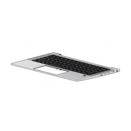 HP Keyboard (ENGLISH) w. Top Cover, Backlight (M36413-031)