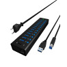 ICY BOX 13Port USB 3.0 Hub w/ Charge (IB-AC6113)