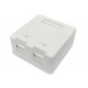 Lanview Boîtier de montage en surface pour 2 prises RJ45