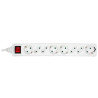 MicroConnect Power Strip 8 port 3M White (GRU0083W)