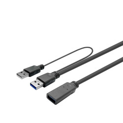 Vivolink Câble en cuivre actif USB 3.0 de 15 m