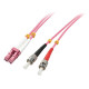 Lindy Fibre Optic Cable LC/ST OM4, 