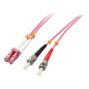 Lindy Fibre Optic Cable LC/ST OM4, 