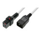 MicroConnect Powercord C19 IEC Lock - C20 