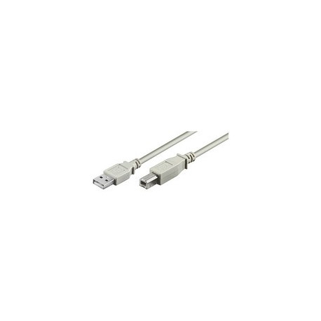 CORDON USB TYPE AB M/M 2M