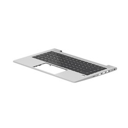 HP Inc. Top Cover with Keyboard - Black - FR (N01846-051)